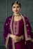 Prachi desai Silk georgette pakistani suit in purple colour 63874