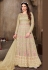 Net abaya style Anarkali suit in Mustard colour 626C
