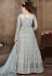 Net long Anarkali suit in Grey colour 626D