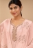 Georgette pakistani suit in Peach colour 2045B