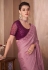 Silk Saree with blouse in Pink colour 1115