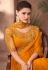 Silk Saree with blouse in Mustard colour 1117