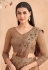 Silk designer lehenga Saree in Brown colour 7304