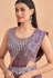 Silk designer lehenga Saree in Lavender colour 7310