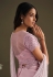 Crepe georgette designer Saree in Pink colour 23008