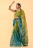 Cotton Saree with blouse in Light green colour 406