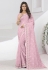 Silk Saree with blouse in Pink colour 6901