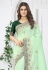 Silk Saree with blouse in Light green colour 6911