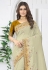Silk Saree with blouse in Beige colour 6912
