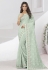 Silk Saree with blouse in Light green colour 6904