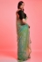 Chiffon light weight Saree in Light green colour 6018