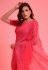 Chiffon light weight Saree in Pink colour 6022