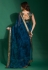 Chiffon light weight Saree in Navy blue colour 220