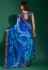 Chiffon light weight Saree in Blue colour 222