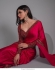 Bollywood Model Mouni Roy Pink sequins saree