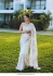 Bollywood Model Georgette White Gotta designer saree