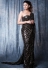 Bollywood Model Georgette Black sequins saree