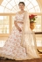 Chinon silk a line lehenga choli in White colour 803