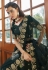 Organza circular lehenga choli in Green colour 2401
