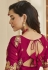 Organza circular lehenga choli in Magenta colour 2404
