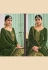 Georgette indo western lehenga choli in Green colour 893
