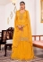Georgette long choli lehenga in Yellow colour 892