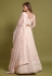 Net a line lehenga choli in Light pink colour 1073