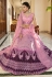 Art silk a line lehenga choli in Pink colour 2263