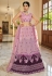 Art silk a line lehenga choli in Pink colour 2263