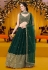 Georgette a line lehenga choli in Green colour 15001