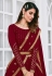 Georgette a line lehenga choli in Maroon colour 168