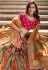 Banarasi silk circular lehenga choli in Multicolor colour 10237