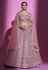 Silk a line lehenga choli in Pink colour 34013