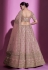 Silk a line lehenga choli in Peach colour 34015