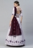 Georgette circular lehenga choli in Lavender colour 3110