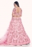 Soft net circular lehenga choli in Pink colour 36010