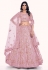 Soft net circular lehenga choli in Pink colour 36018