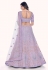 Soft net circular lehenga choli in Light purple colour 36020