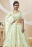 Art silk circular lehenga choli in Sea green colour 504