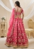 Art silk circular lehenga choli in Magenta colour 505