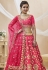 Art silk circular lehenga choli in Magenta colour 505