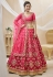 Art silk circular lehenga choli in Magenta colour 505