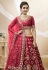 Art silk circular lehenga choli in Maroon colour 502