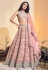 Soft net readymade circular lehenga choli in Pink colour 62004