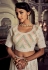 Georgette circular lehenga choli in Off white colour 51001