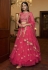 Net circular lehenga choli in Pink colour 4204