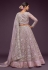 Soft net circular lehenga choli in Lavender colour 7903