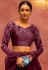 Net designer lehenga choli in Wine colour 1224A