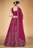 Georgette circular lehenga choli in Magenta colour 1705