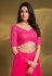 Soft net layered lehenga choli in Pink colour 71002